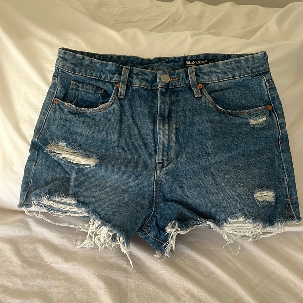Blank NYC Jean Shorts Size-31 High Rise